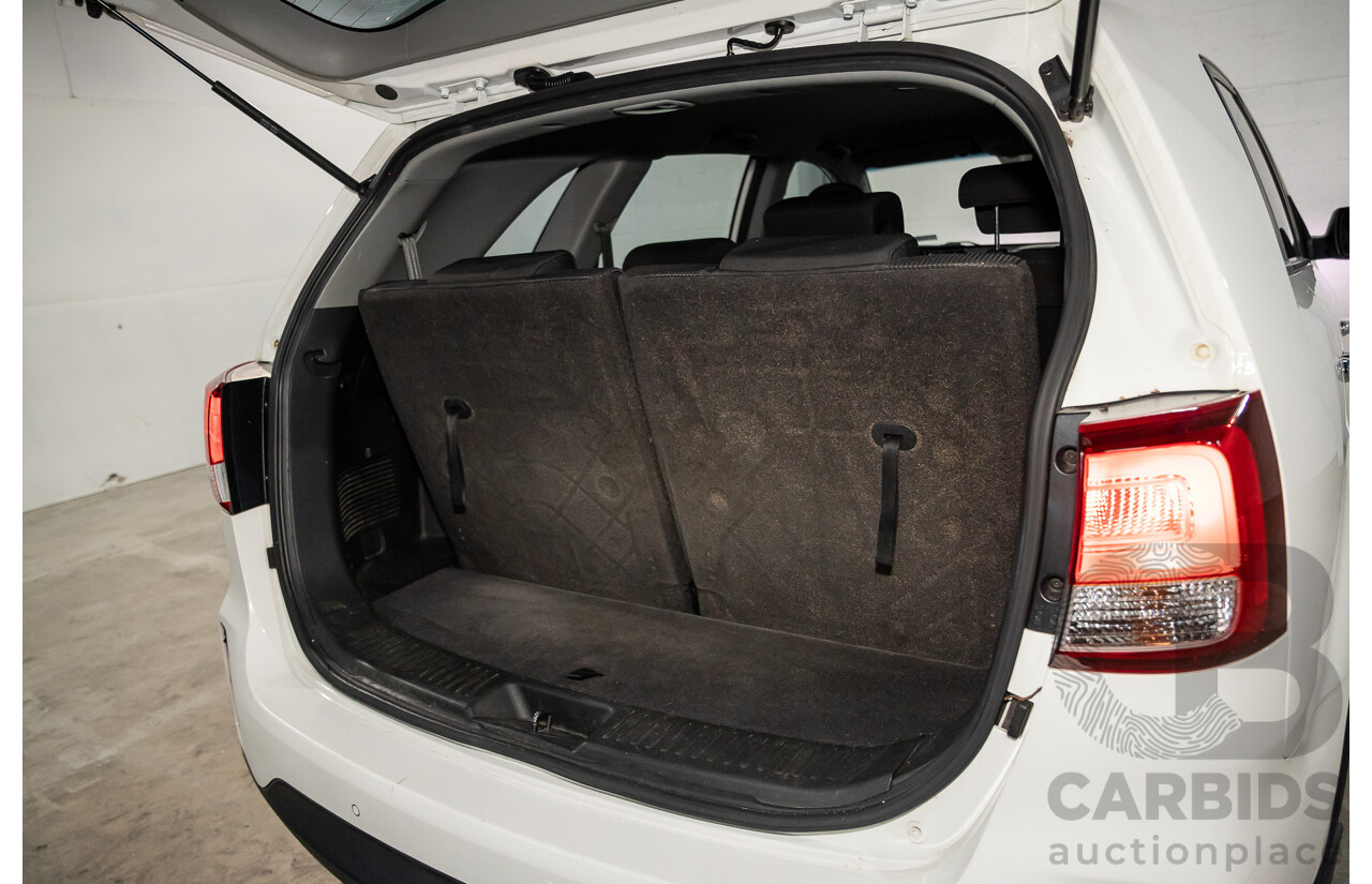 11/2014 Kia Sorento Si (4x2) XM MY14 4d Wagon Clear White V6 3.5L