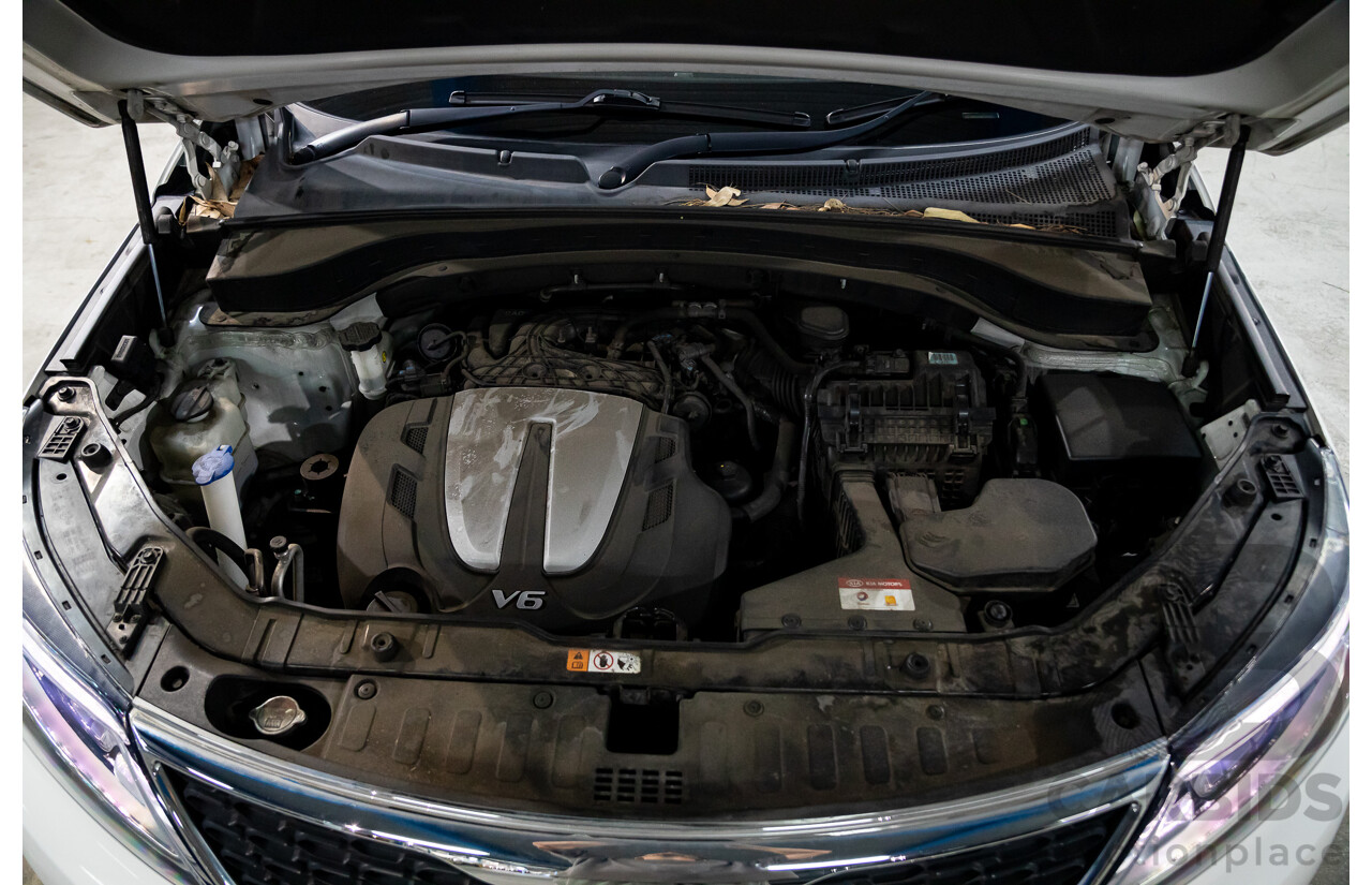 11/2014 Kia Sorento Si (4x2) XM MY14 4d Wagon Clear White V6 3.5L