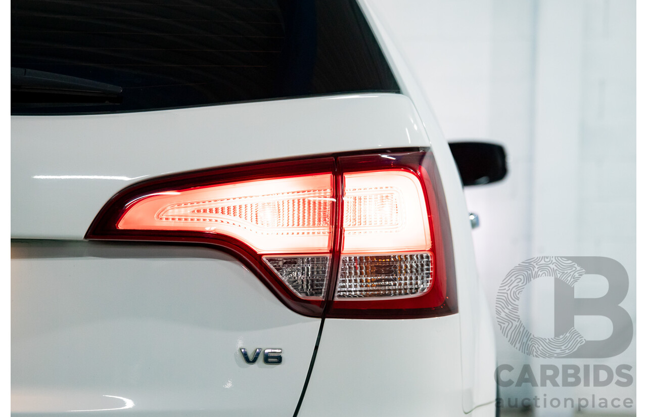 11/2014 Kia Sorento Si (4x2) XM MY14 4d Wagon Clear White V6 3.5L - 7 Seater