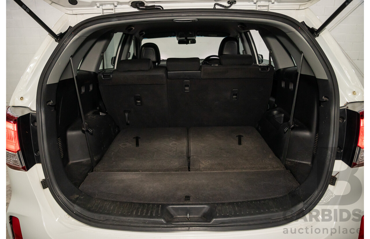 11/2014 Kia Sorento Si (4x2) XM MY14 4d Wagon Clear White V6 3.5L - 7 Seater