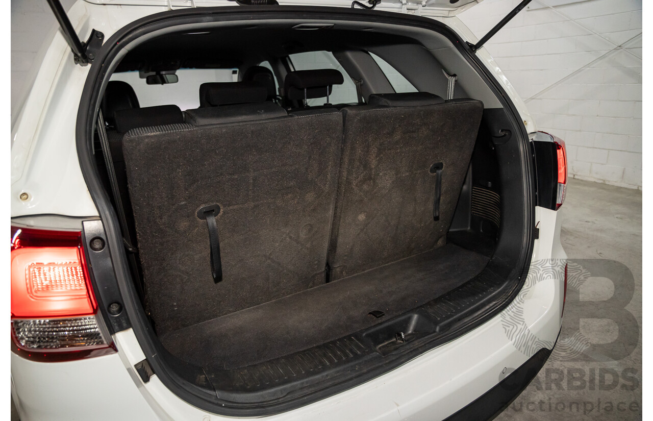 11/2014 Kia Sorento Si (4x2) XM MY14 4d Wagon Clear White V6 3.5L - 7 Seater