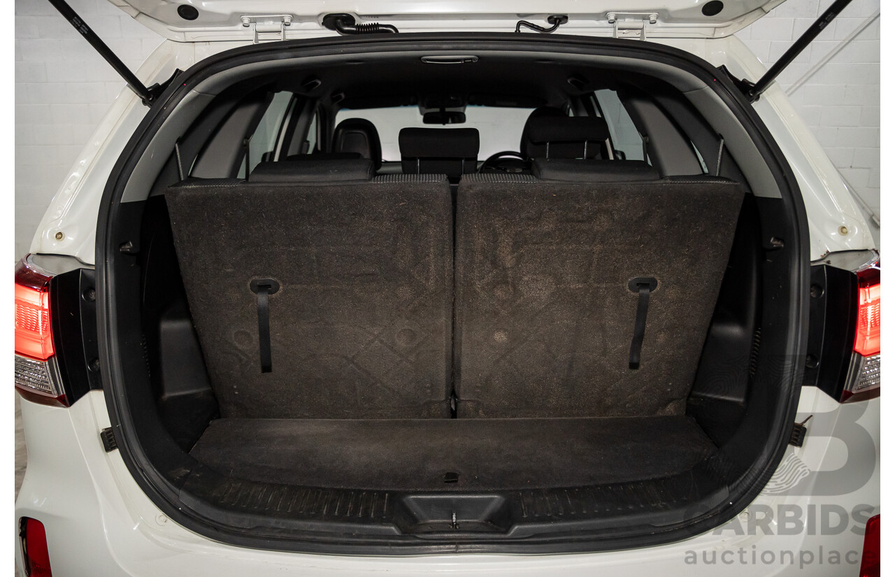 11/2014 Kia Sorento Si (4x2) XM MY14 4d Wagon Clear White V6 3.5L - 7 Seater