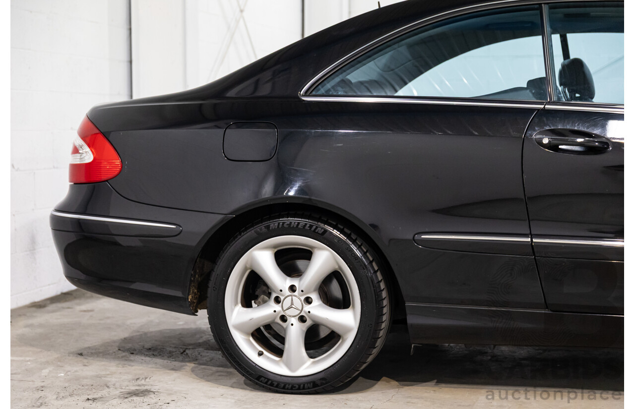 5/2003 Mercedes-Benz Clk320 Avantgarde C209 2d Coupe Obsidian Black Metallic V6 3.2L