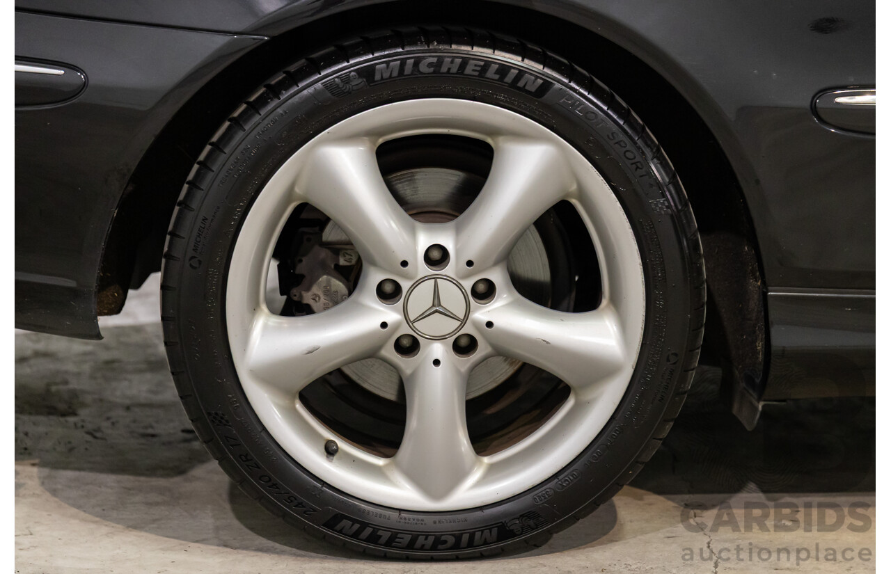 5/2003 Mercedes-Benz Clk320 Avantgarde C209 2d Coupe Obsidian Black Metallic V6 3.2L