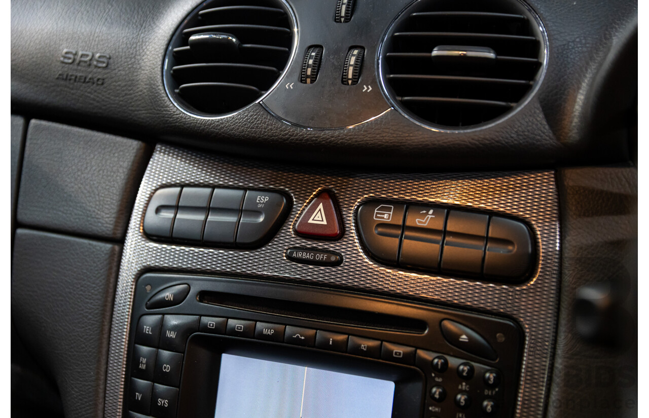 5/2003 Mercedes-Benz Clk320 Avantgarde C209 2d Coupe Obsidian Black Metallic V6 3.2L