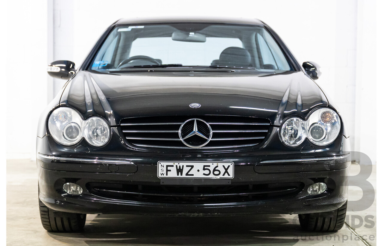5/2003 Mercedes-Benz Clk320 Avantgarde C209 2d Coupe Obsidian Black Metallic V6 3.2L
