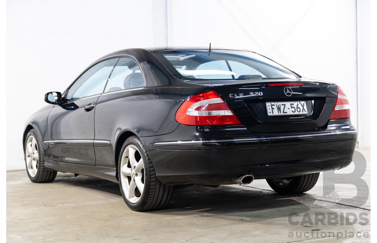 5/2003 Mercedes-Benz Clk320 Avantgarde C209 2d Coupe Obsidian Black Metallic V6 3.2L