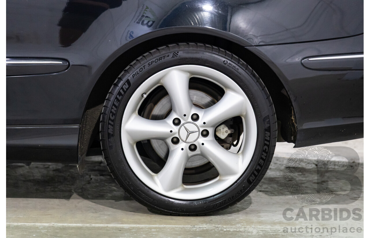 5/2003 Mercedes-Benz Clk320 Avantgarde C209 2d Coupe Obsidian Black Metallic V6 3.2L