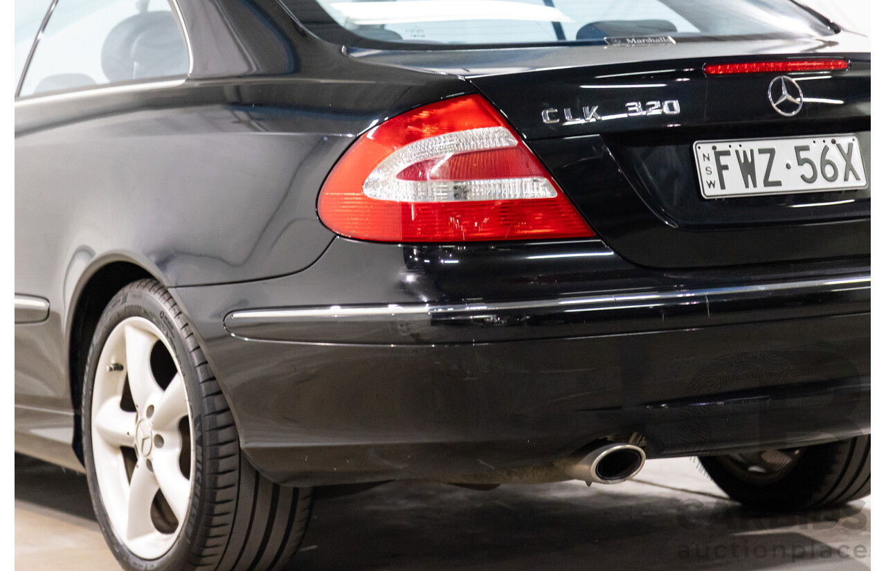 5/2003 Mercedes-Benz Clk320 Avantgarde C209 2d Coupe Obsidian Black Metallic V6 3.2L