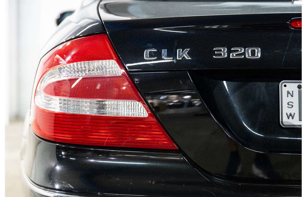5/2003 Mercedes-Benz Clk320 Avantgarde C209 2d Coupe Obsidian Black Metallic V6 3.2L