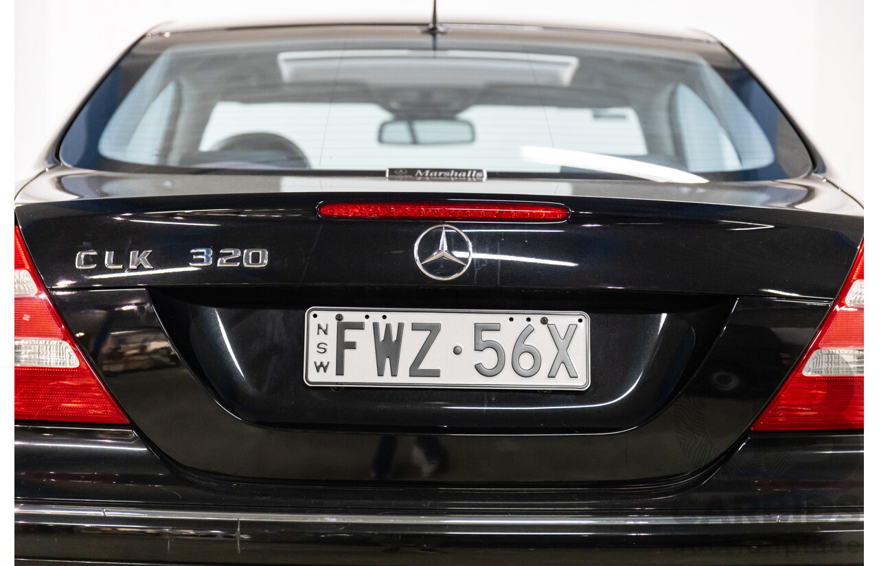 5/2003 Mercedes-Benz Clk320 Avantgarde C209 2d Coupe Obsidian Black Metallic V6 3.2L