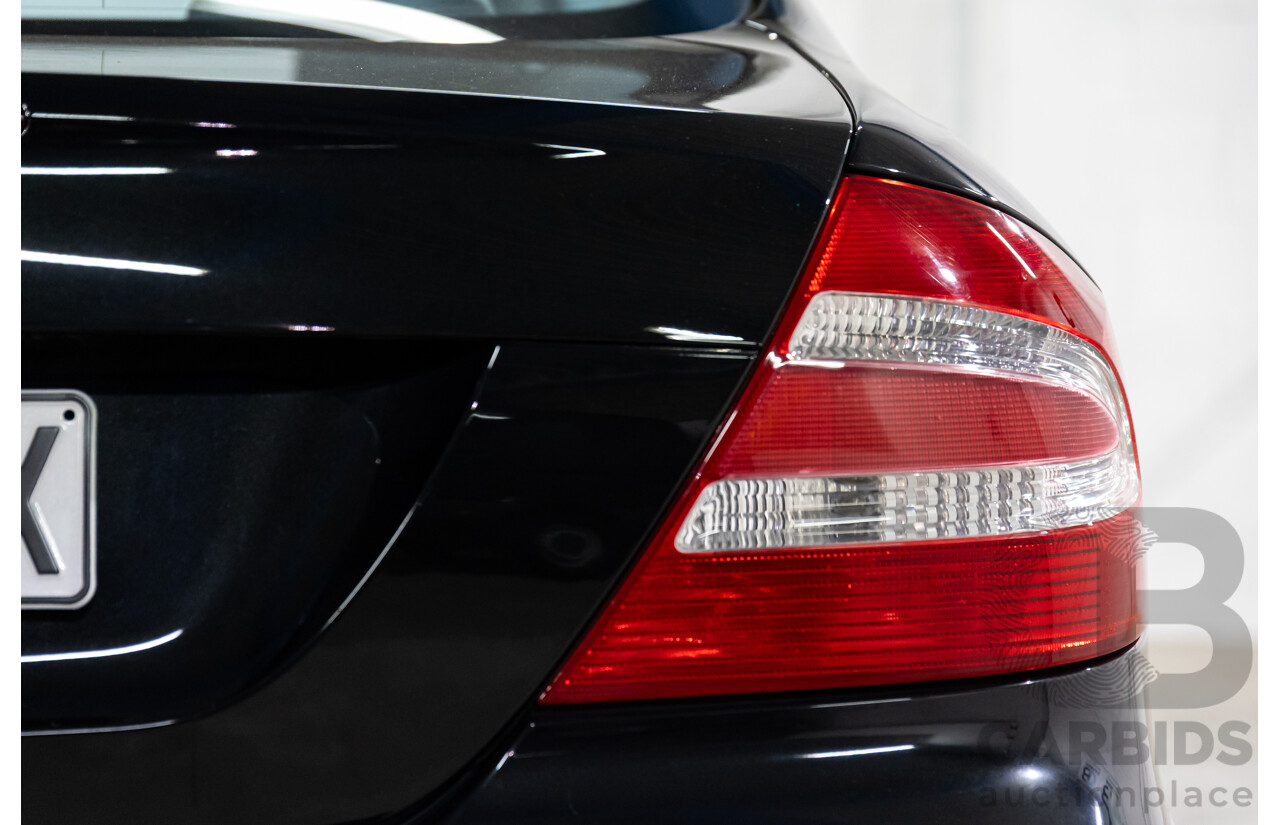 5/2003 Mercedes-Benz Clk320 Avantgarde C209 2d Coupe Obsidian Black Metallic V6 3.2L