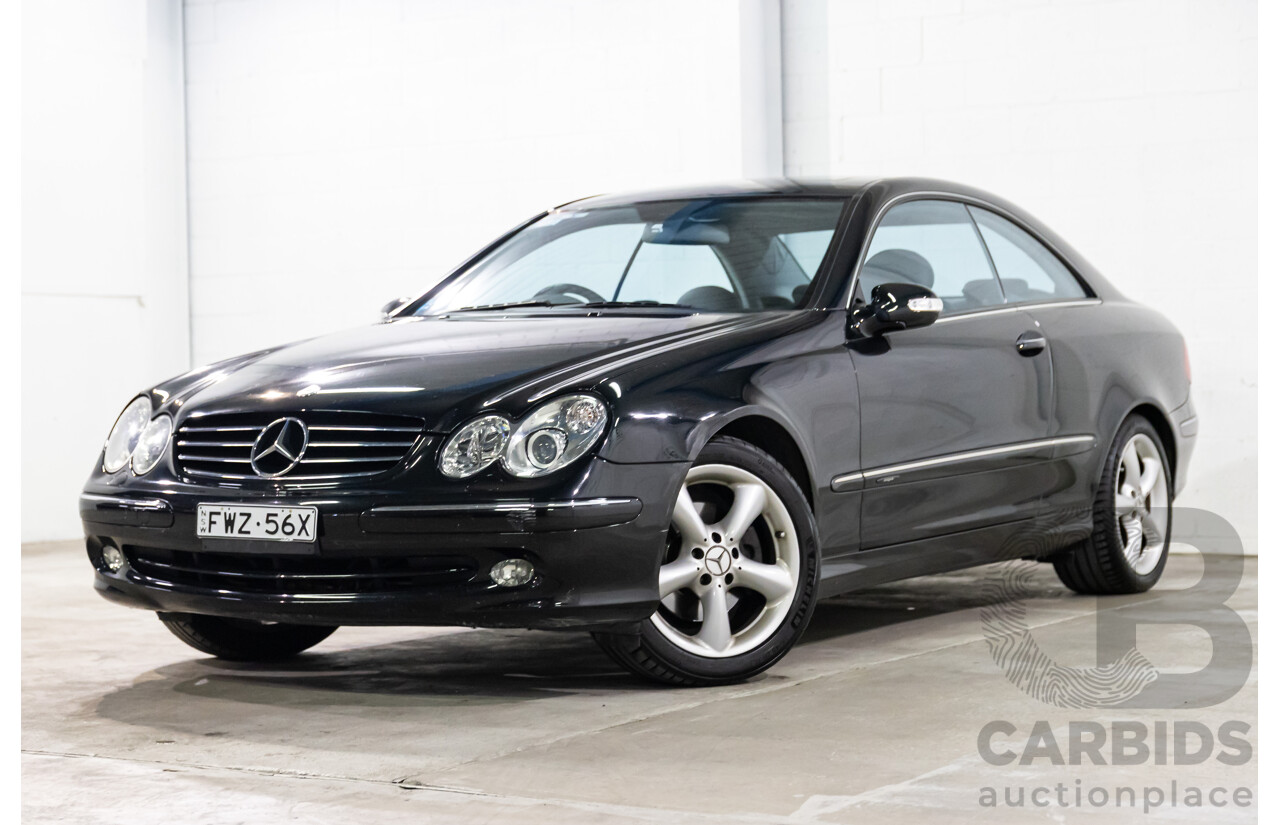5/2003 Mercedes-Benz Clk320 Avantgarde C209 2d Coupe Obsidian Black Metallic V6 3.2L