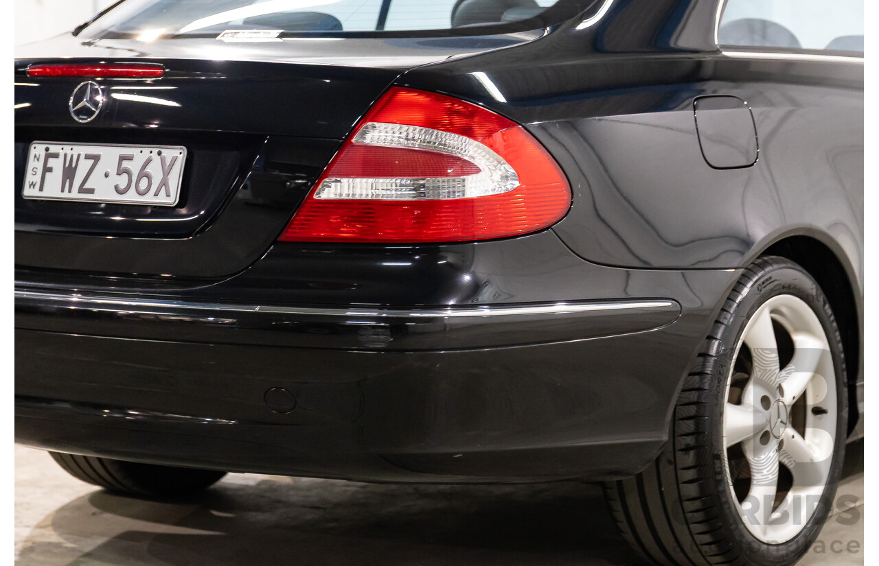 5/2003 Mercedes-Benz Clk320 Avantgarde C209 2d Coupe Obsidian Black Metallic V6 3.2L