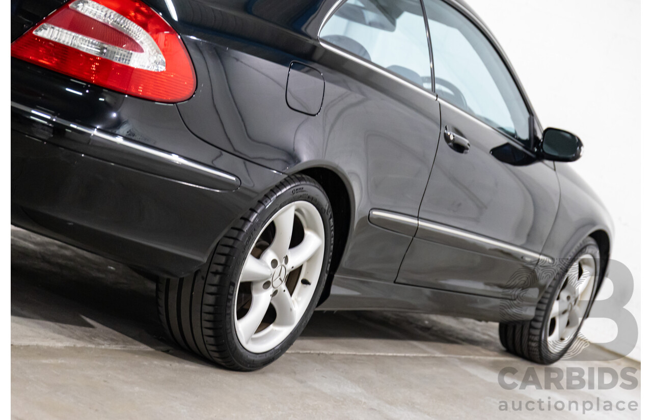 5/2003 Mercedes-Benz Clk320 Avantgarde C209 2d Coupe Obsidian Black Metallic V6 3.2L
