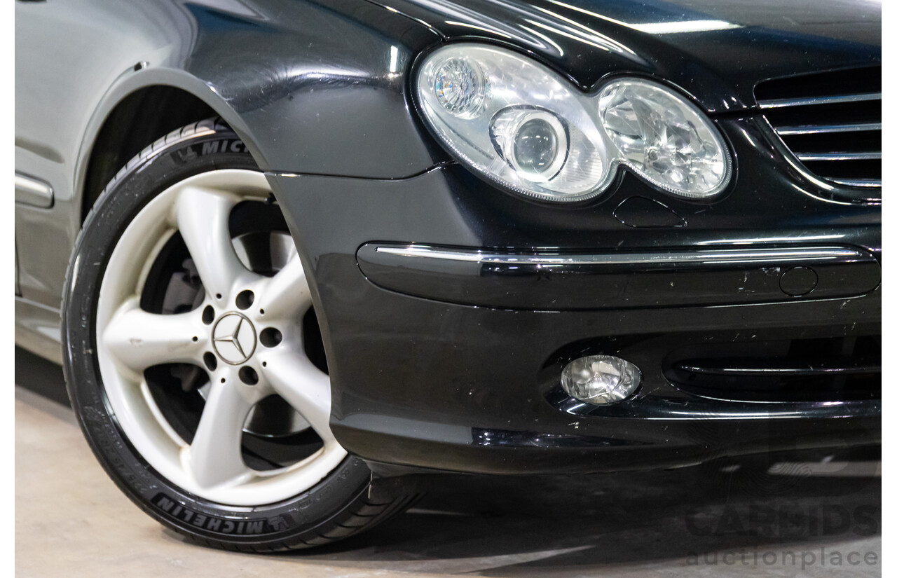 5/2003 Mercedes-Benz Clk320 Avantgarde C209 2d Coupe Obsidian Black Metallic V6 3.2L