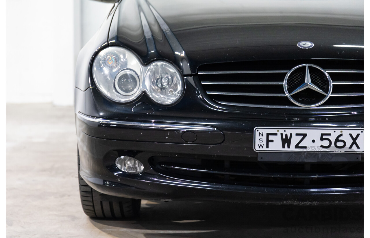 5/2003 Mercedes-Benz Clk320 Avantgarde C209 2d Coupe Obsidian Black Metallic V6 3.2L
