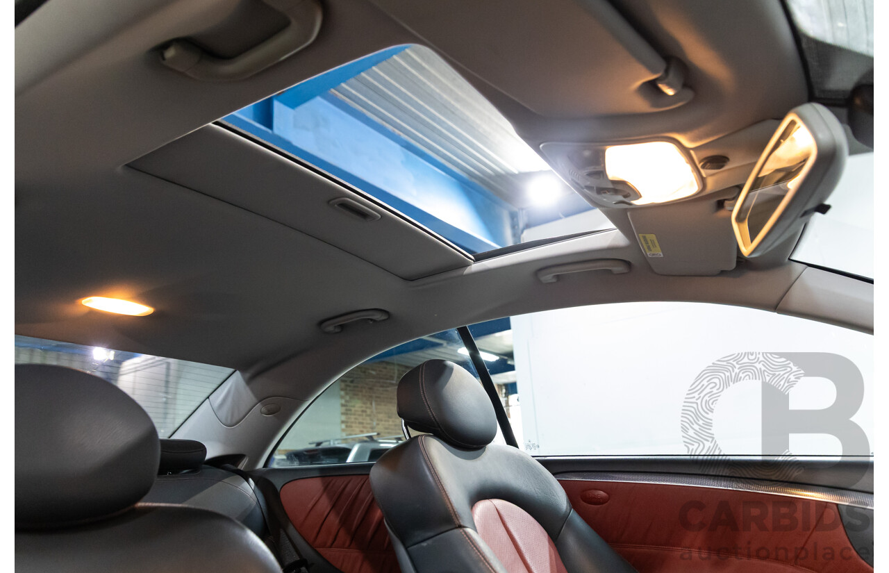 5/2003 Mercedes-Benz Clk320 Avantgarde C209 2d Coupe Obsidian Black Metallic V6 3.2L