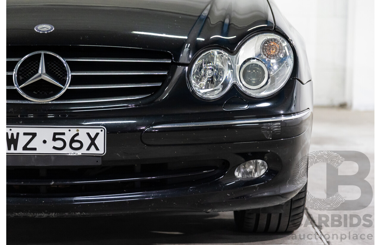 5/2003 Mercedes-Benz Clk320 Avantgarde C209 2d Coupe Obsidian Black Metallic V6 3.2L