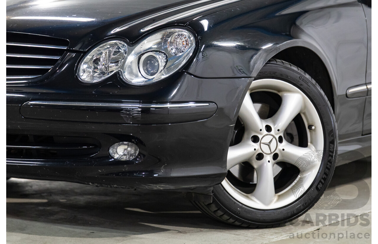 5/2003 Mercedes-Benz Clk320 Avantgarde C209 2d Coupe Obsidian Black Metallic V6 3.2L