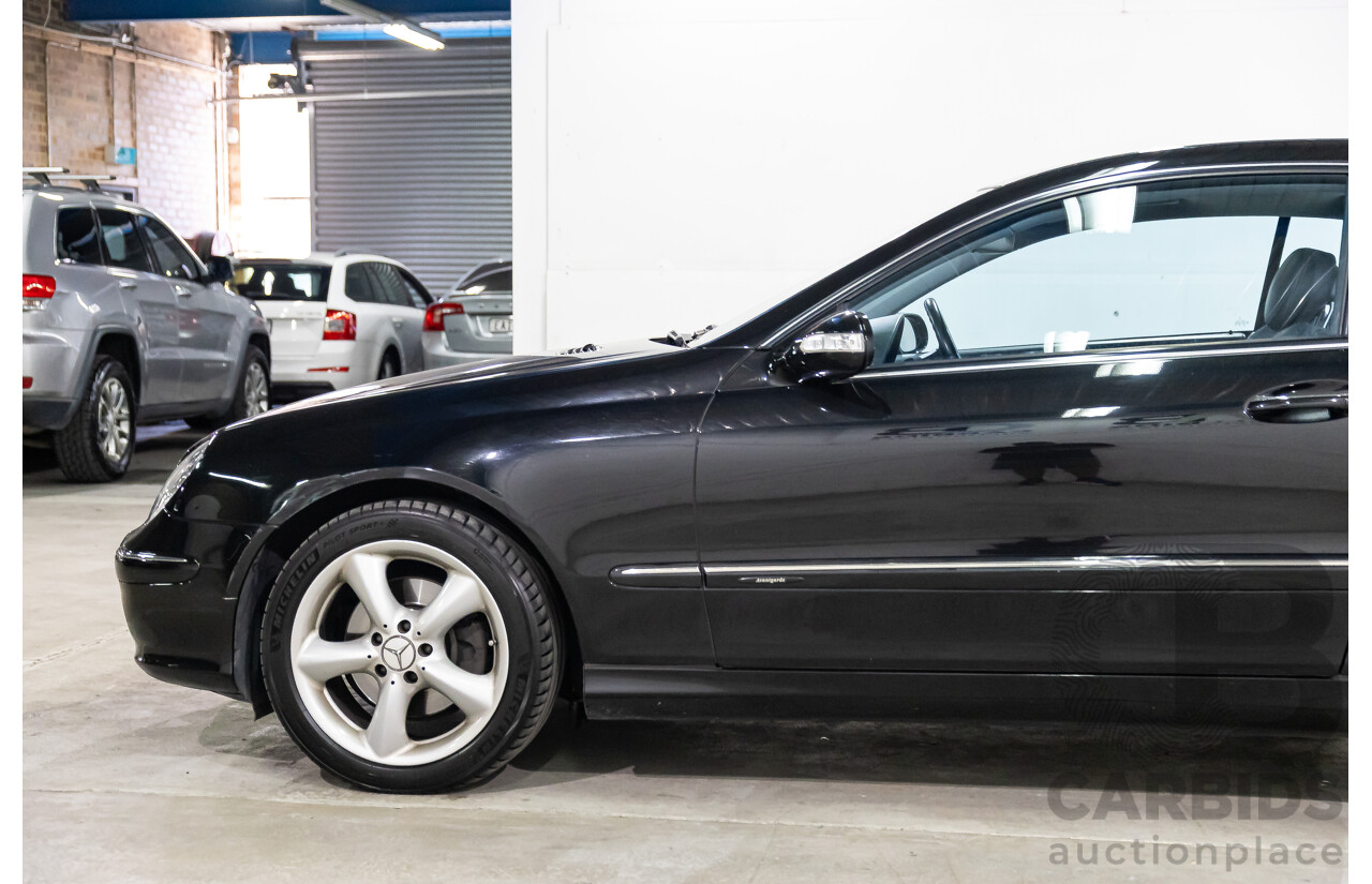 5/2003 Mercedes-Benz Clk320 Avantgarde C209 2d Coupe Obsidian Black Metallic V6 3.2L