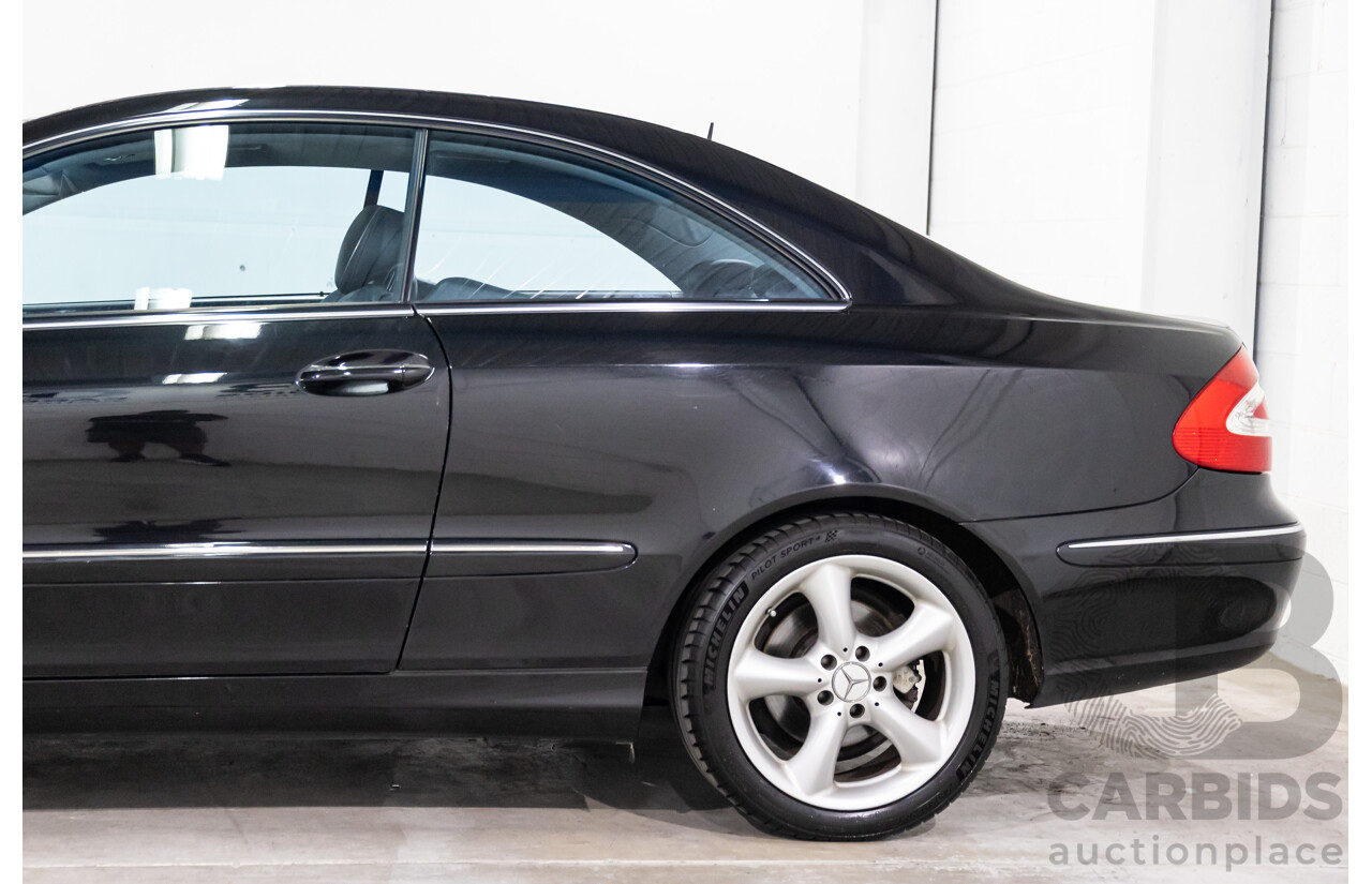5/2003 Mercedes-Benz Clk320 Avantgarde C209 2d Coupe Obsidian Black Metallic V6 3.2L