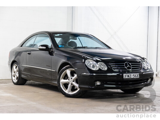 5/2003 Mercedes-Benz Clk320 Avantgarde C209 2d Coupe Obsidian Black Metallic V6 3.2L