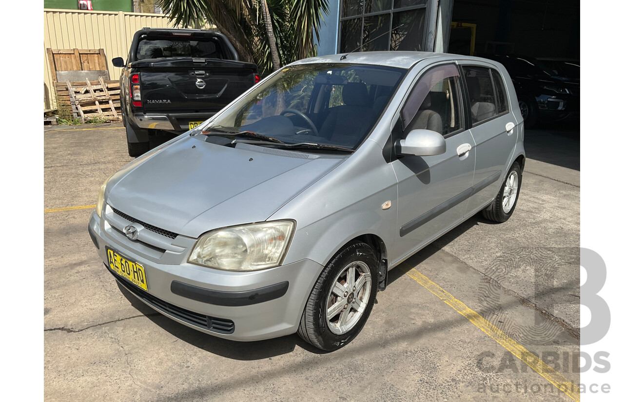 1/2005 Hyundai Getz GL TB 5d Hatchback Silver 1.5L