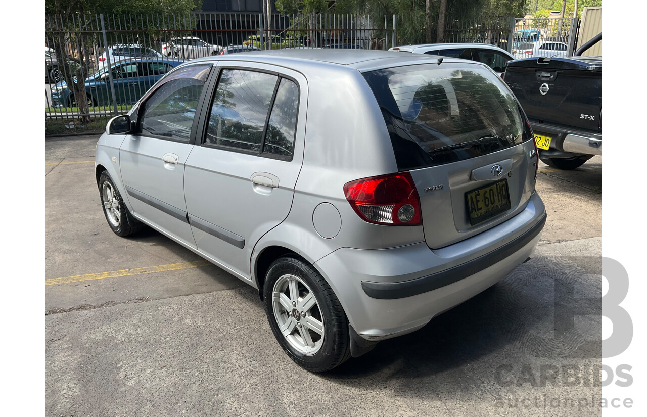1/2005 Hyundai Getz GL TB 5d Hatchback Silver 1.5L