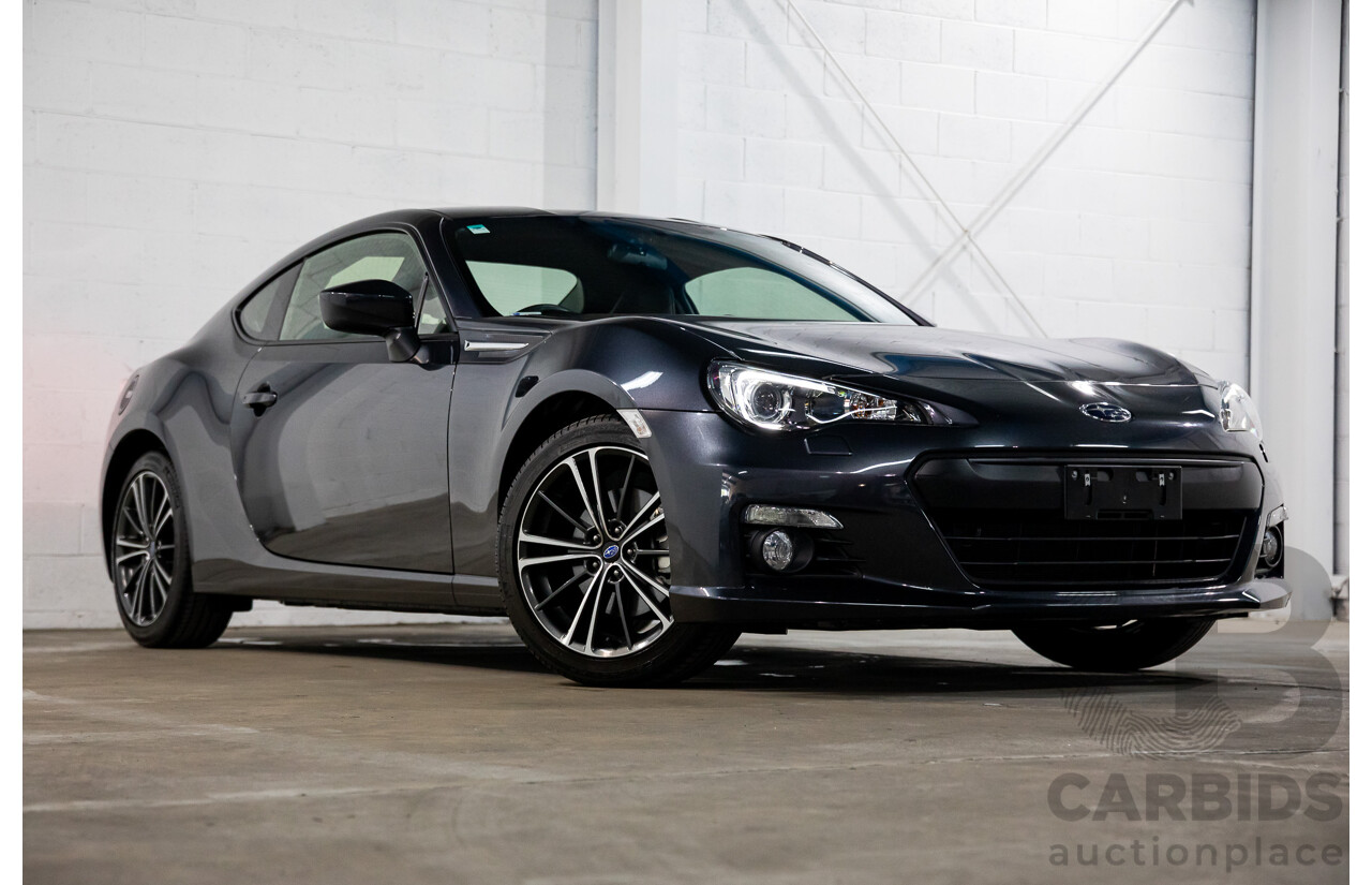 9/2013 Subaru BRZ MY13 2d Coupe Dark Grey Metallic 2.0L
