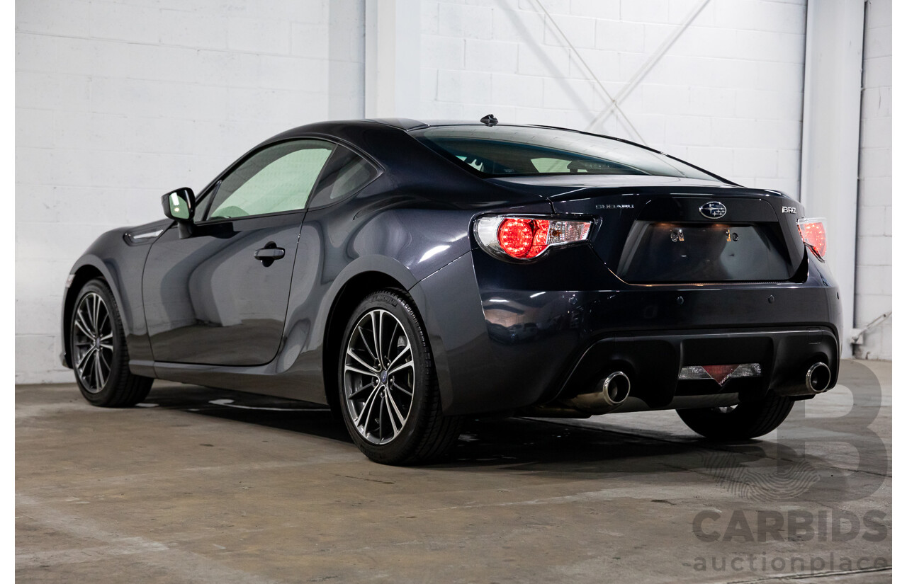 9/2013 Subaru BRZ MY13 2d Coupe Dark Grey Metallic 2.0L