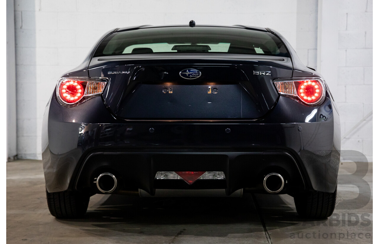 9/2013 Subaru BRZ MY13 2d Coupe Dark Grey Metallic 2.0L