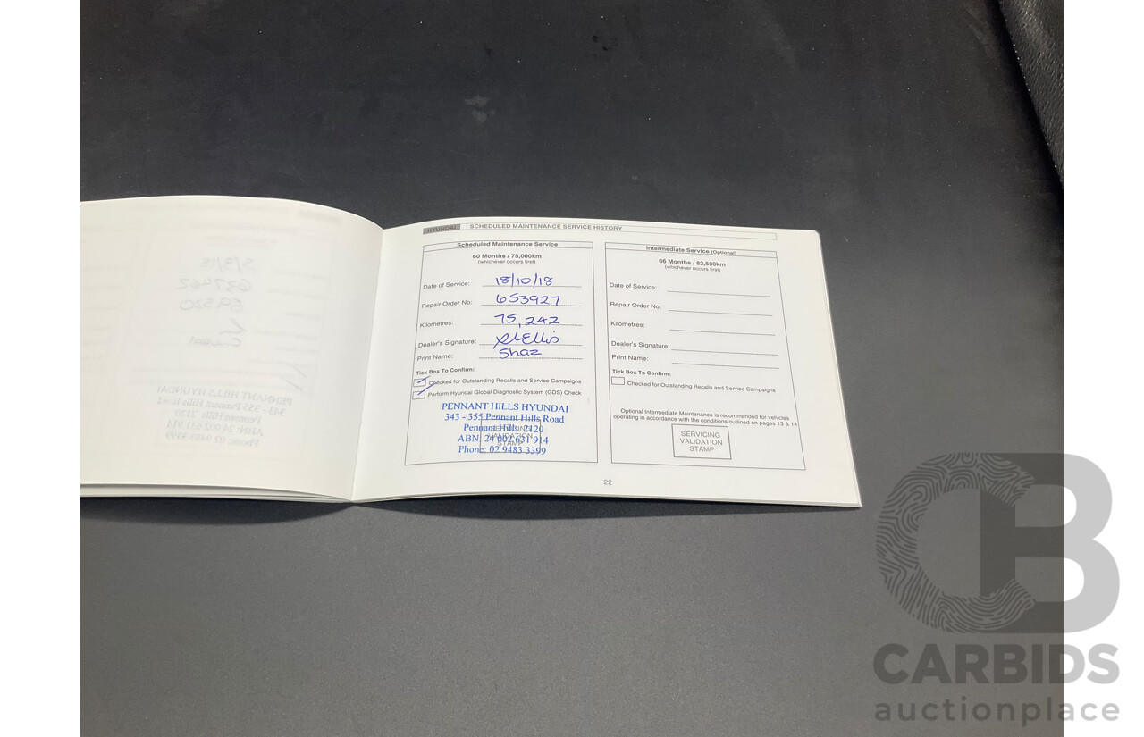 01/2015 Hyundai Santa Fe Elite CRDi (AWD) DM MY15 4D Wagon Titanium Silver Turbo Diesel 2.2L - 7 Seats