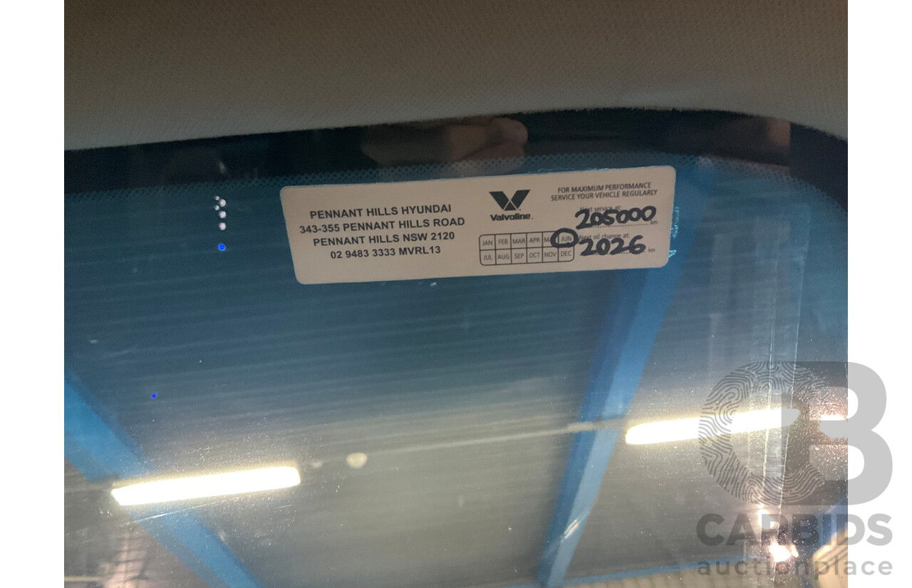 01/2015 Hyundai Santa Fe Elite CRDi (AWD) DM MY15 4D Wagon Titanium Silver Turbo Diesel 2.2L - 7 Seats