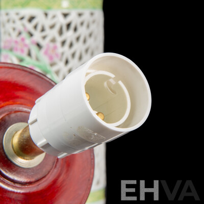 Pair of Chinese Ceramic Table Lamps