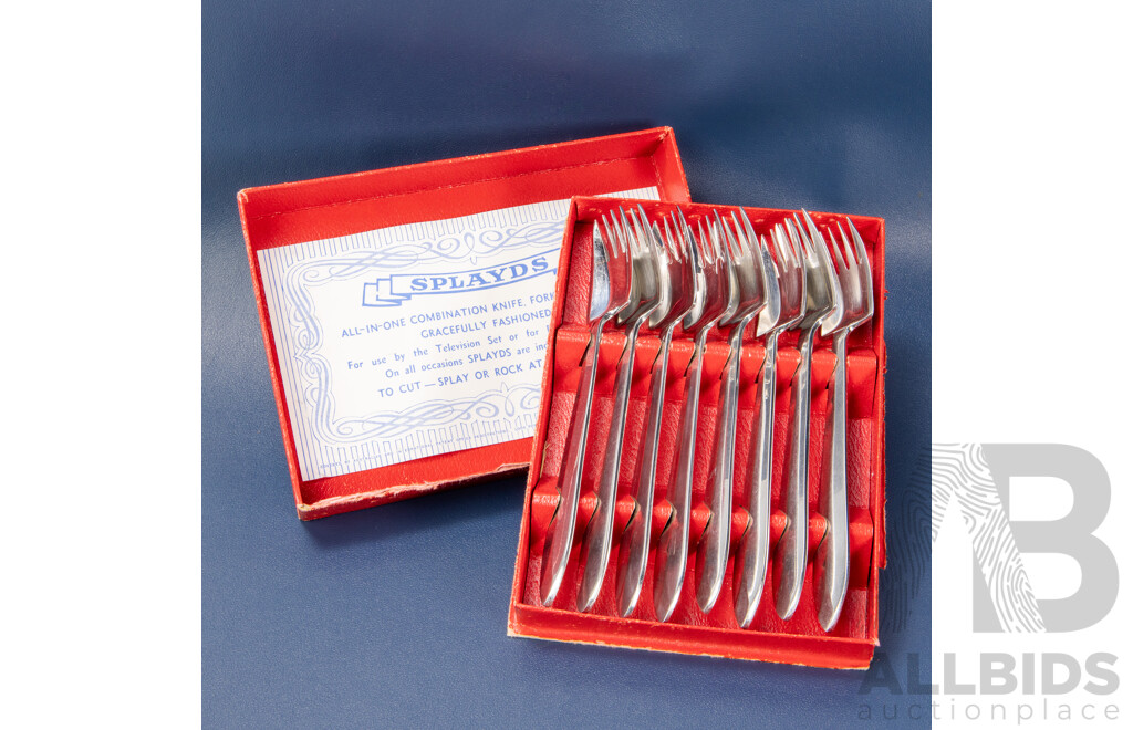 Set of Eight Boxed Vintage Splayds by Stokes of Melbourne