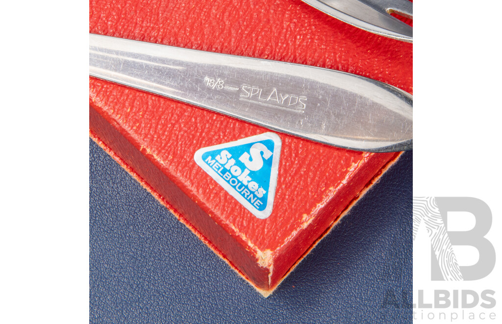 Set of Eight Boxed Vintage Splayds by Stokes of Melbourne