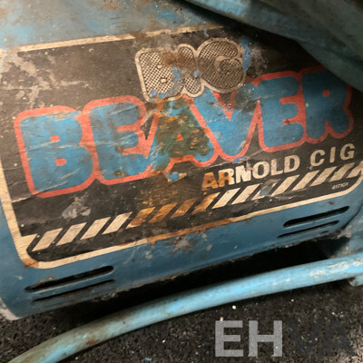 Vintage Black & Decker Circular Saw & GMP 125mm Handy Grinder & Beaver Compressor
