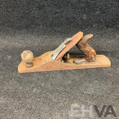 Mixed Vintage Hand Tool Lot - Stanley Hand Plane, Wood Clamp, Hammer, Trowel & More