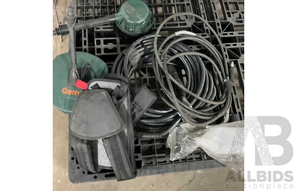 Two Karcher & One Gerni Pressure Washer & Assorted Gardening Equipment and Tools