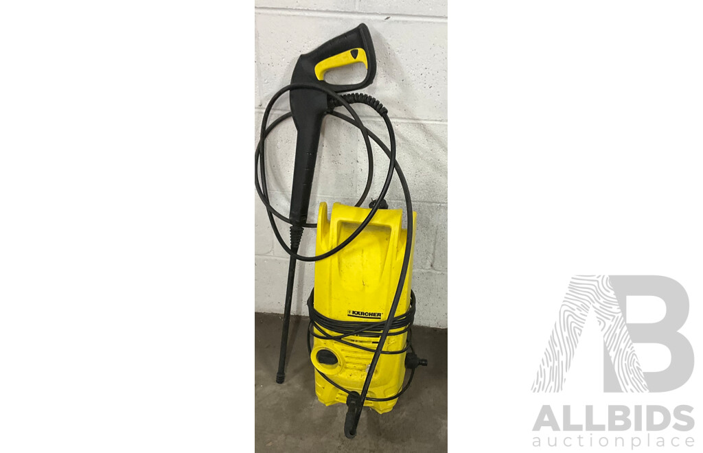 Two Karcher & One Gerni Pressure Washer & Assorted Gardening Equipment and Tools