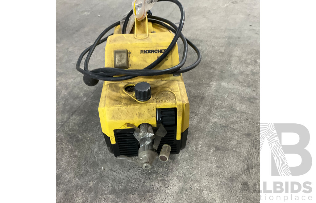Two Karcher & One Gerni Pressure Washer & Assorted Gardening Equipment and Tools