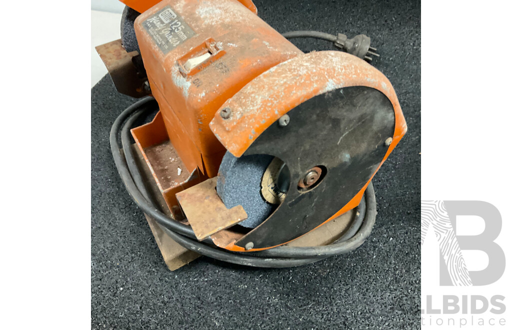 Vintage Black & Decker Circular Saw & GMP 125mm Handy Grinder & Beaver Compressor