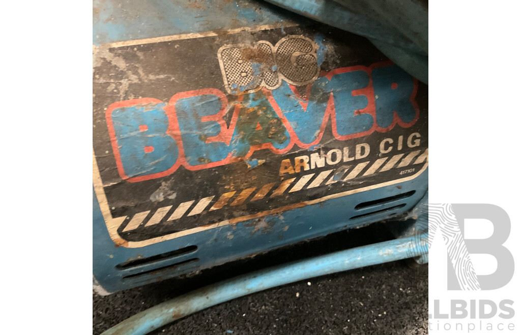 Vintage Black & Decker Circular Saw & GMP 125mm Handy Grinder & Beaver Compressor