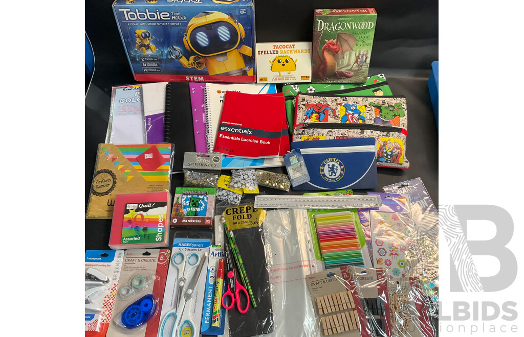 Assorted Toys, Stationery