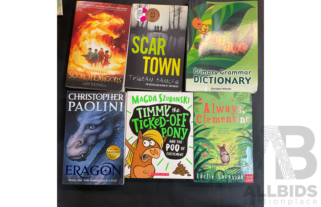 Wings of Fire, Minecraft, and Assorted Children's Reading Books