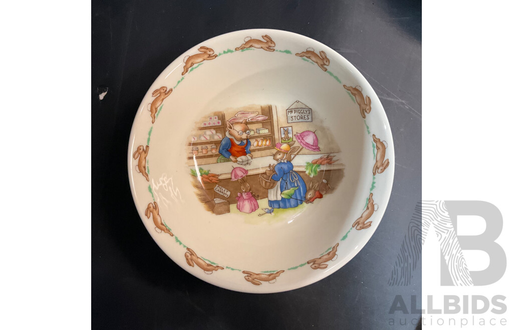 13 Pieces of Royal Doulton Bunnykins Tableware