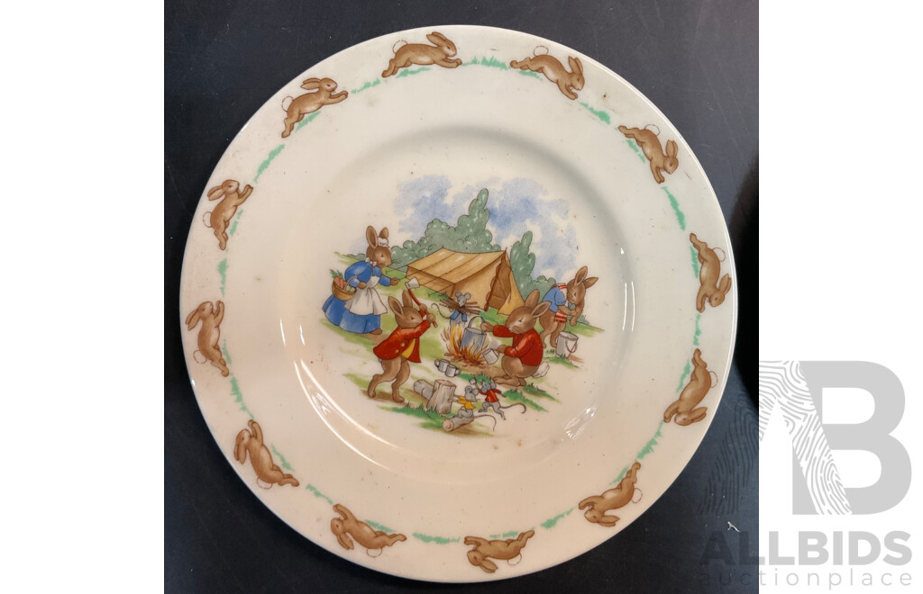 13 Pieces of Royal Doulton Bunnykins Tableware