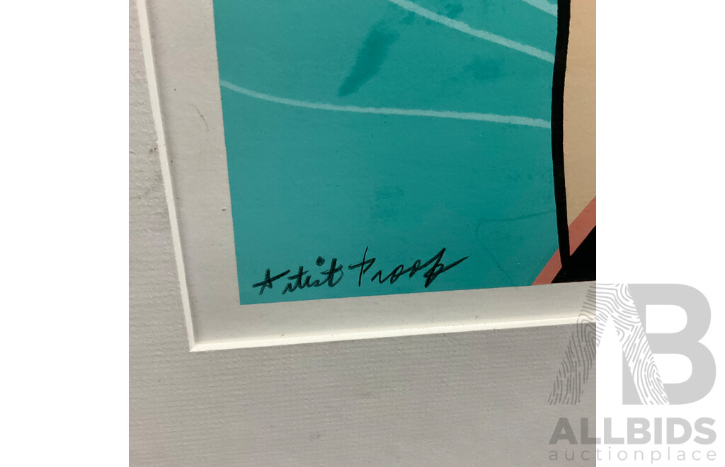 Framed Run by Niagara Detroit Art Print Sexy Woman - Artist Proof