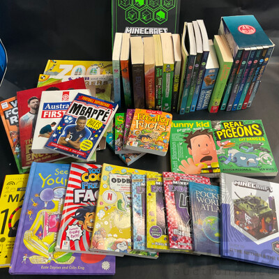 Wings of Fire, Minecraft, and Assorted Children's Reading Books
